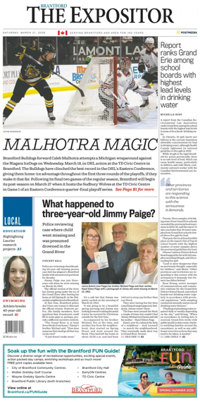 Cover of The Expositor (Brantford)