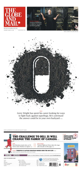 Cover of The Globe and Mail (BC Edition)