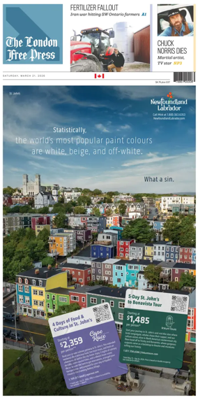 Cover of The London Free Press