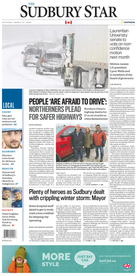 Cover of The Sudbury Star