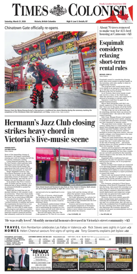 Cover of Times Colonist