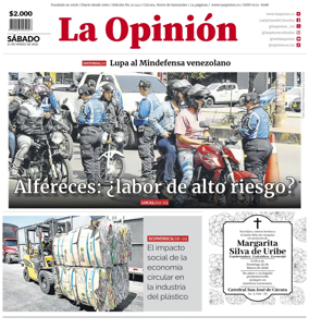 Cover of La Opinion