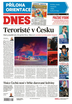 Cover of Dnes Prague Edition