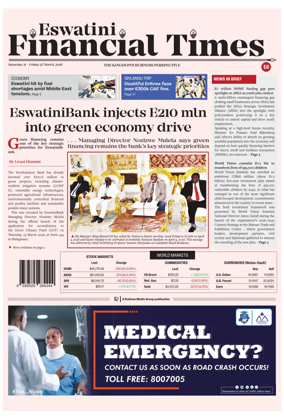 Cover of Eswatini Financial Times