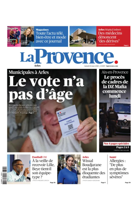 Cover of La Provence Arles