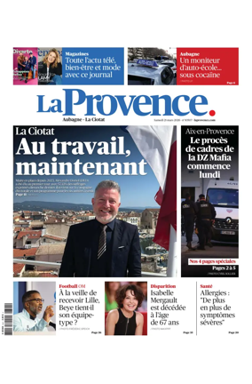 Cover of La Provence Aubagne-La Ciotat