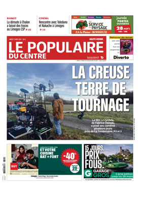 Cover of Le Populaire du Centre (Haute-Vienne)