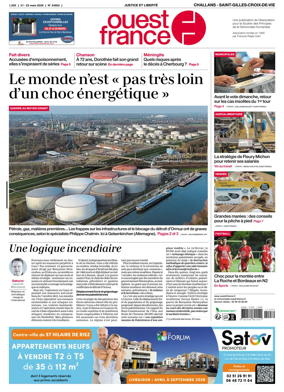 Cover of Ouest France (Challans / Saint-Gilles-Croix-de-Vie)