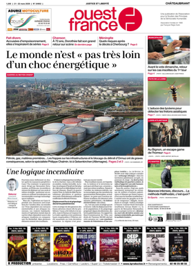 Cover of Ouest France (Chateaubriant)