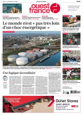 Cover of Ouest France (Dinan)