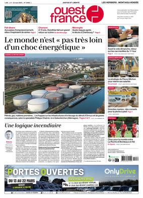 Cover of Ouest France (Les Herbiers / Montaigu)