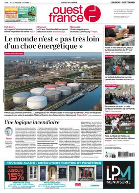 Cover of Ouest France (Loudeac / Rostrenen)