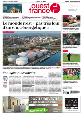Cover of Ouest France (Nord-Finistere)