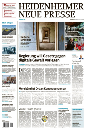 Cover of Heidenheimer Neue Presse