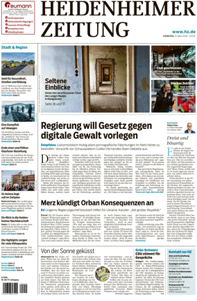 Cover of Heidenheimer Zeitung
