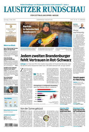 Cover of Lausitzer Rundschau