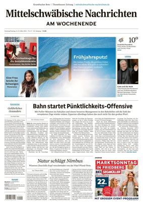 Cover of Mittelschwaebische Nachrichten