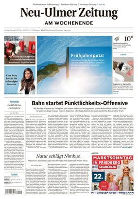 Cover of Neu-Ulmer Zeitung