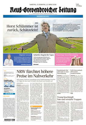 Cover of Neuss-Grevenbroicher Zeitung Neuss