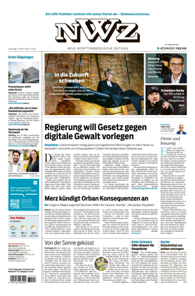 Cover of NWZ – Neue Wurttembergische Zeitung