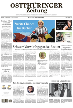 Cover of Ostthuringer Zeitung (Greiz)