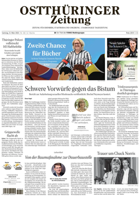 Cover of Ostthuringer Zeitung (Saale-Holzland-Kreis)