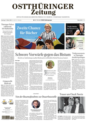 Cover of Ostthuringer Zeitung (Schleiz)