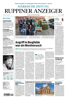 Cover of Ruppiner Anzeiger