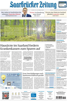 Cover of Saarbruecker Zeitung