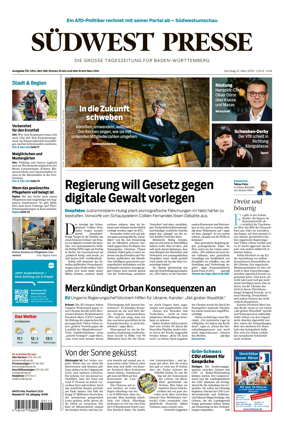 Cover of Sudwest Presse