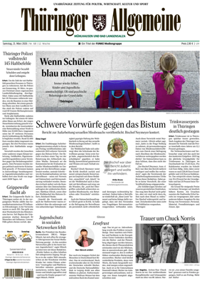 Cover of Thuringer Allgemeine (Sonderhausen und Artern)