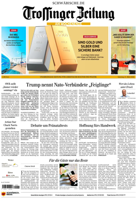 Cover of Trossinger Zeitung