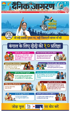 Cover of Dainik Jagran - Silliguri