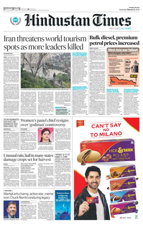 Cover of Hindustan Times Thane