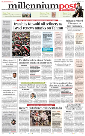 Cover of Millennium Post