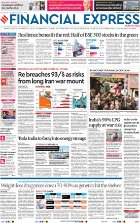 Cover of The Financial Express