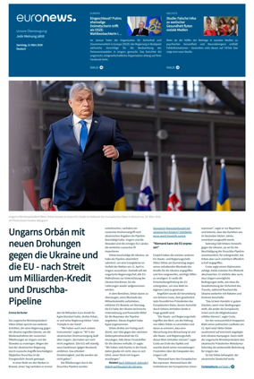 Cover of Euronews (German Edition)