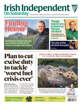 Cover of Irish Independent