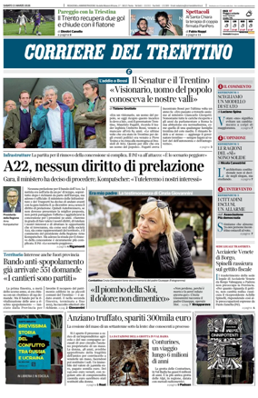 Cover of Corriere del Trentino