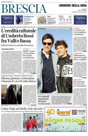 Cover of Corriere della Sera (Brescia)