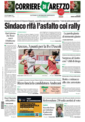 Cover of Corriere di Arezzo