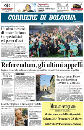 Cover of Corriere di Bologna