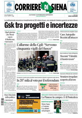 Cover of Corriere di Siena