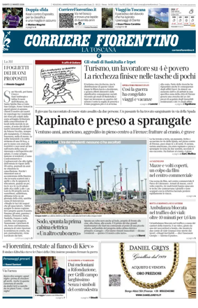 Cover of Corriere Fiorentino