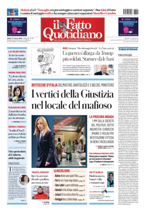 Cover of Il Fatto Quotidiano