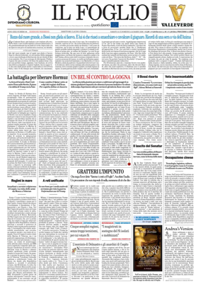Cover of Il Foglio Quotidiano