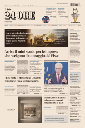 Cover of Il Sole 24 Ore