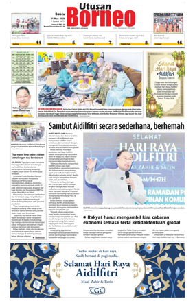 Cover of Utusan Borneo (Sarawak)