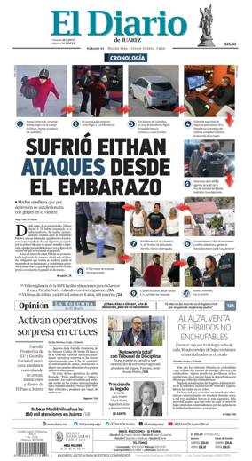 Cover of El Diario de Juarez