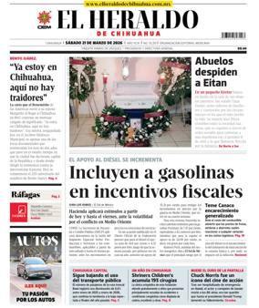 Cover of El Heraldo de Chihuahua